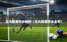 五大联赛转会解析（五大联赛转会名单）