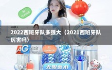 2022西班牙队多强大（2021西班牙队厉害吗）