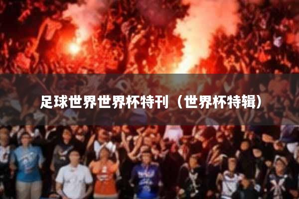 足球世界世界杯特刊(世界杯特辑)